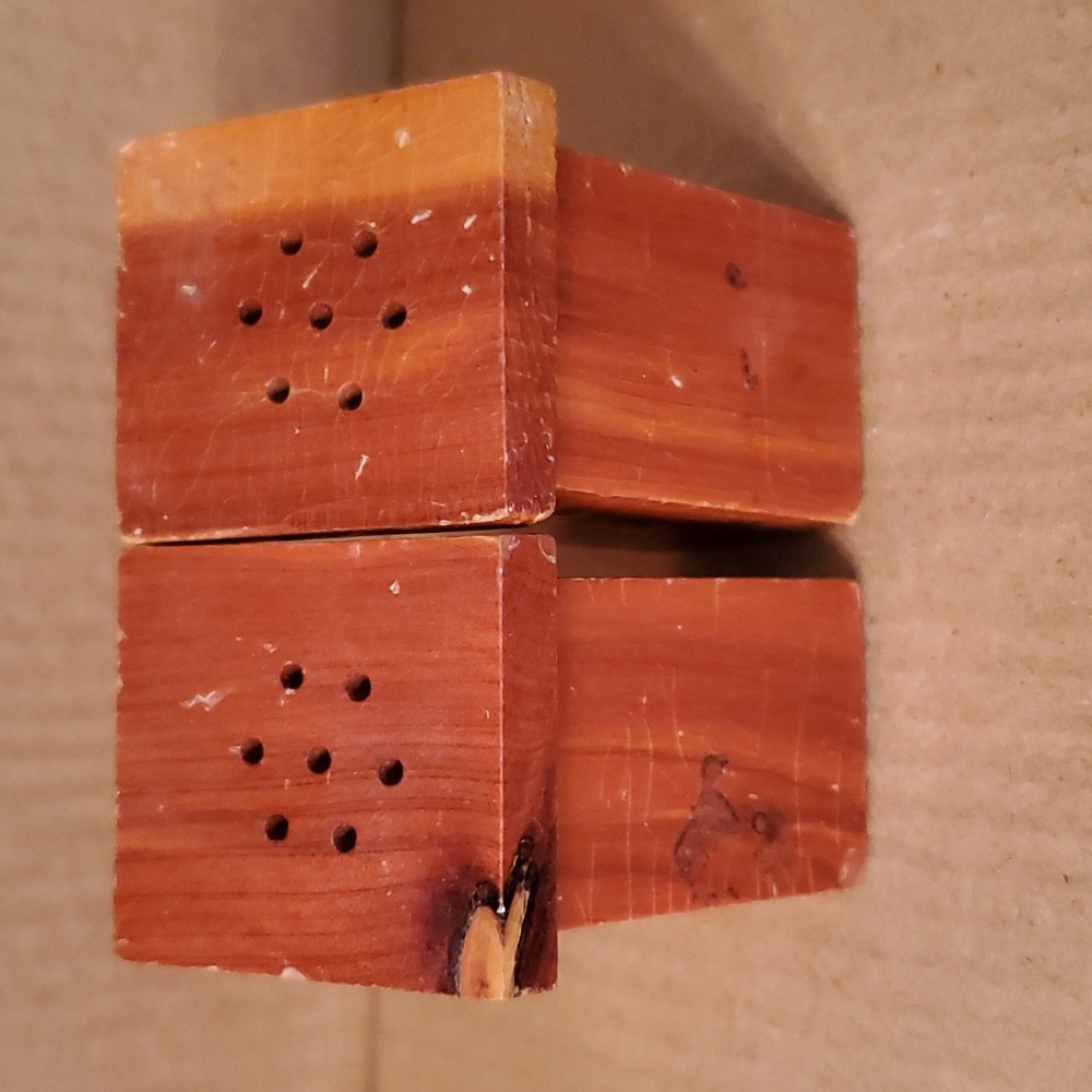 Vintage outhouse salt & pepper shakers